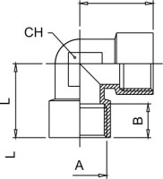 WW koleno závitové G1 / 8w 5010 1/8