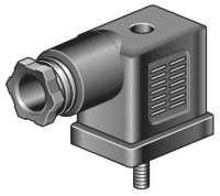 Zástrčka pre elektromagnetický ventil/cievka, LED, varistor, 24-230 V AC/DC, 22 mm, CEP/1 séria