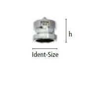 Zástrčka, záslepka, mat. 1,4401 250 = 2 1/2 '', DN65 250-DP-SS