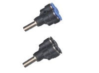 Zásuvný štiepač s nástrčným konektorom, tlak 15 bar, PBT plast / poniklovaná mosadz