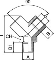 Závit Y WZW G1 / 4 6000 1/4